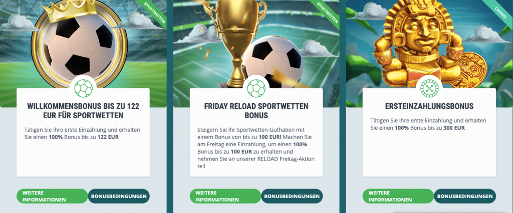 22Bet: Holen Sie sich die Top-Bonusboni mit unseren Promo-Codes 2021